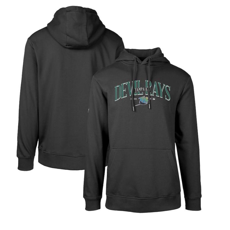 【送料無料】 MLB メジャーリーグ メンズ パーカー 長袖トップス フーディー タンパベイ・レイズ Tampa Bay Rays Cooperstown Collection Podium Retro Spellout Hoodie|USキッズウェア店