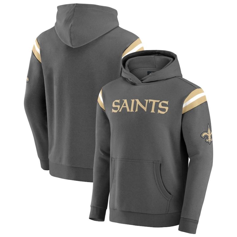 【貨物輸送無料】 NFL 鎧球 メンズ パーカー 長袖トップス フーディー ニューオーリンズ・セインツ New Orleans Saints Football Pullover Hoodie