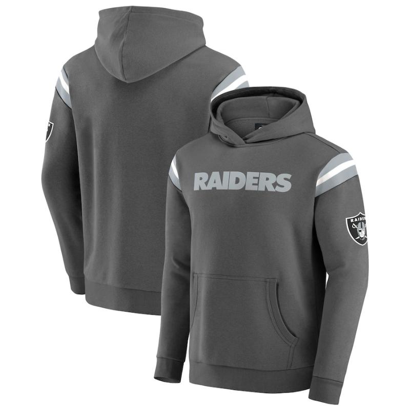 【貨物輸送無料】 NFL 鎧球 メンズ パーカー 長袖トップス フーディー ラスベガス・レイダース Las Vegas Raiders Football Pullover Hoodie