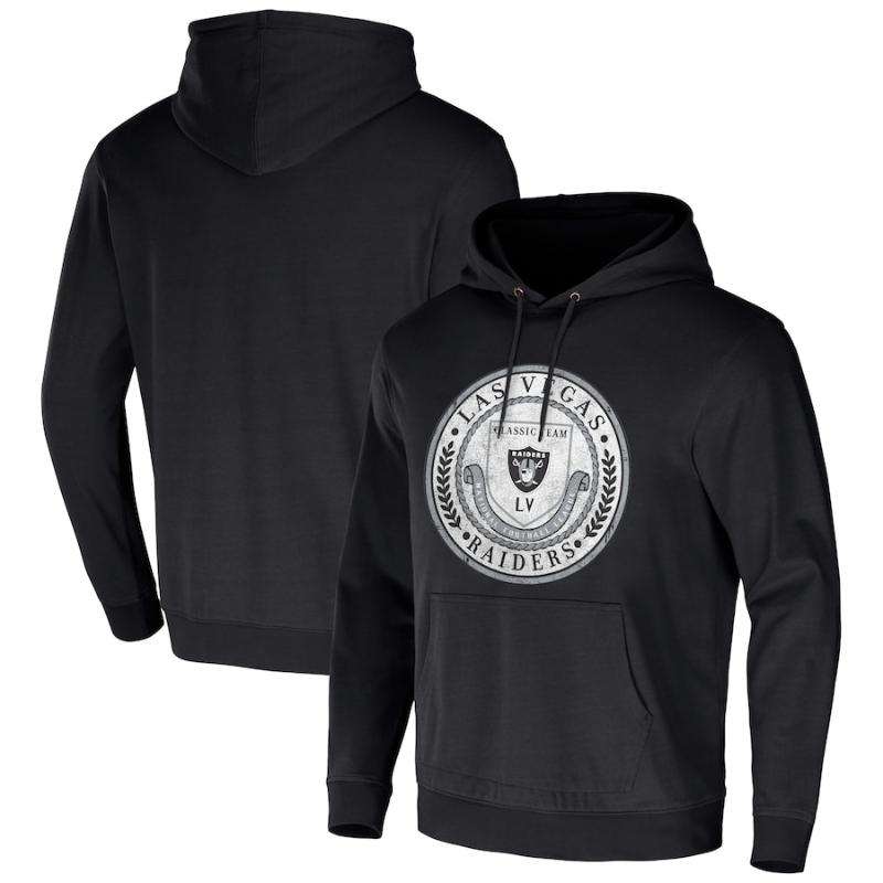 【貨物輸送無料】 NFL 鎧球 メンズ パーカー 長袖トップス フーディー ラスベガス・レイダース Las Vegas Raiders NFL x Washed Pullover Hoodie
