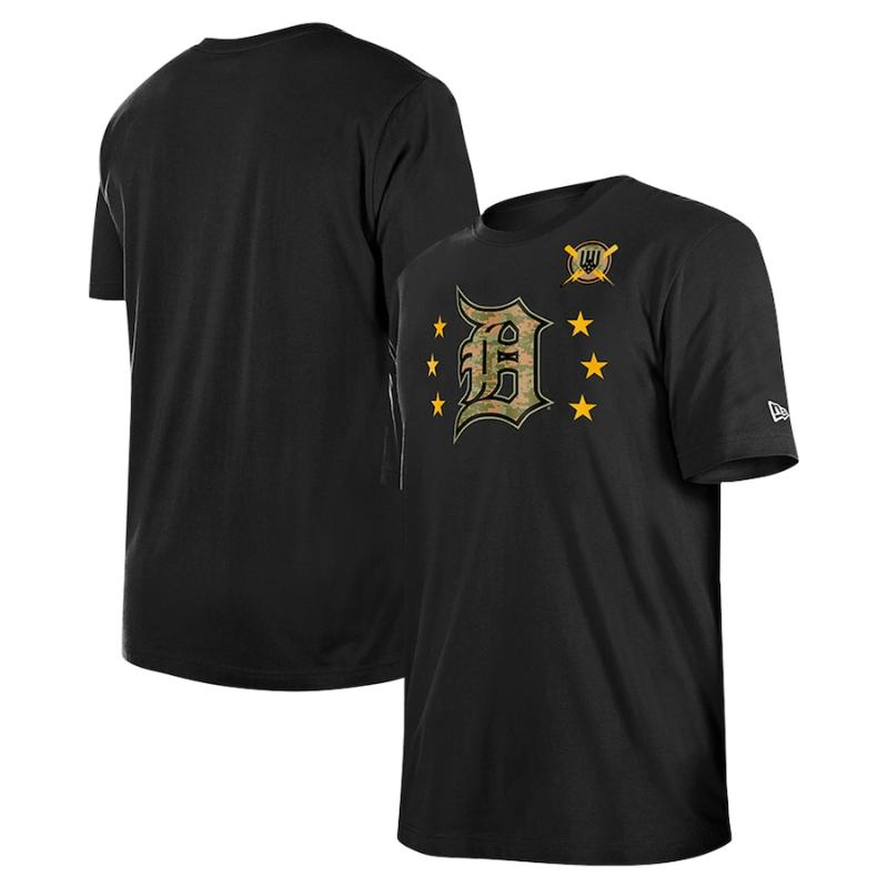 【送料無料】 MLB メジャーリーグ メンズ Tシャツ 半袖トップス ニューエラNew Era 前田健太 デトロイト・タイガース Detroit Tigers 2024 Armed Forces Day T-Shirt|USキッズウェア店