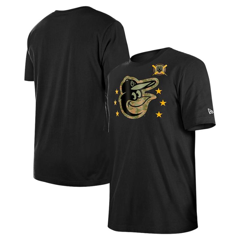 【送料無料】 MLB メジャーリーグ メンズ Tシャツ 半袖トップス ニューエラNew Era 菅野智之 ボルティモア・オリオールズ Baltimore Orioles 2024 Armed Forces Day T-Shirt|USキッズウェア店