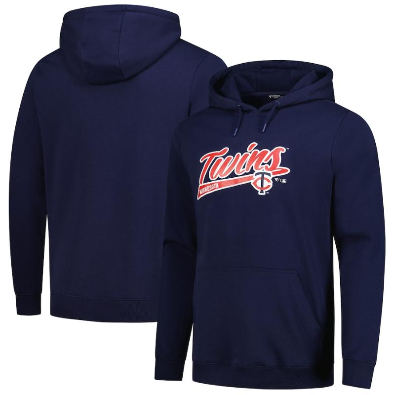 【送料無料】 MLB メジャーリーグ メンズ パーカー トレーナー 長袖トップス Levelwear レベルウェア ミネソタ・ツインズMinnesota Twins Podium Fleece Pullover Hoodie｜USキッズウェア店