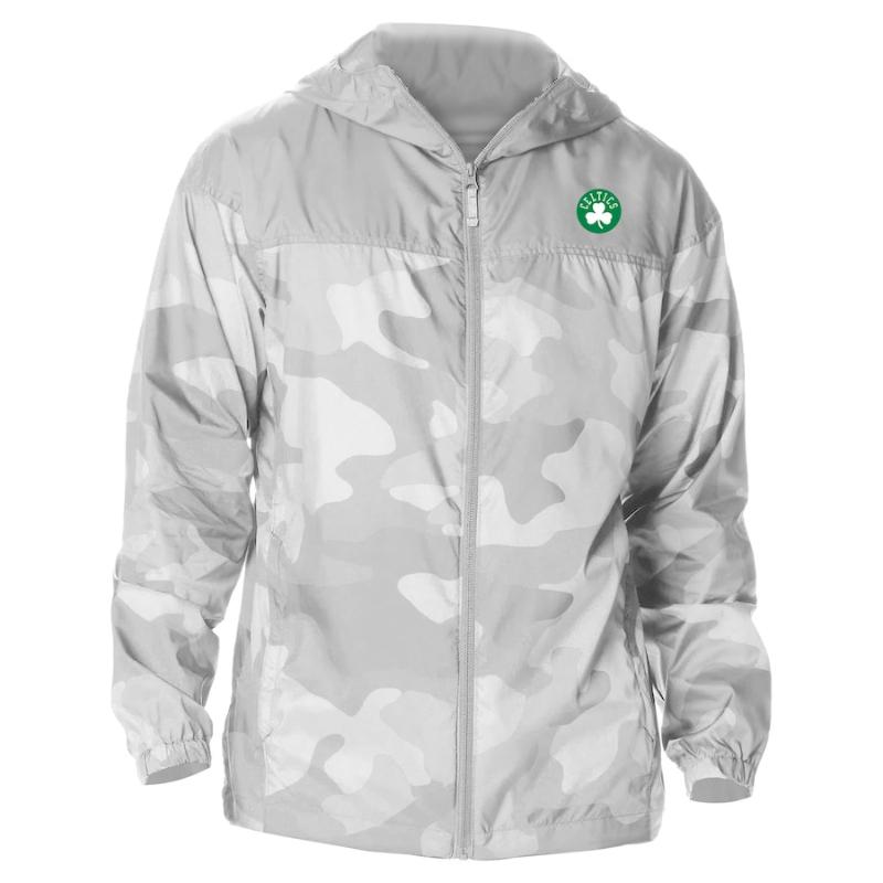 【貨物輸送無料】 NBA メンズ ウィンドブレーカー アウター 上衣 Columbia コロンビア ボストン・セルティックス Boston Celtics Columbia Camo Flash Challenger Windbreaker Full-Zip Jacket