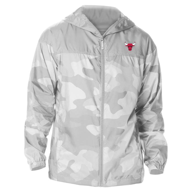 【貨物輸送無料】 NBA メンズ ウィンドブレーカー アウター 上衣 Columbia コロンビア 風の強い町・ブルズ Chicago Bulls Columbia Camo Flash Challenger Windbreaker Full-Zip Jacket