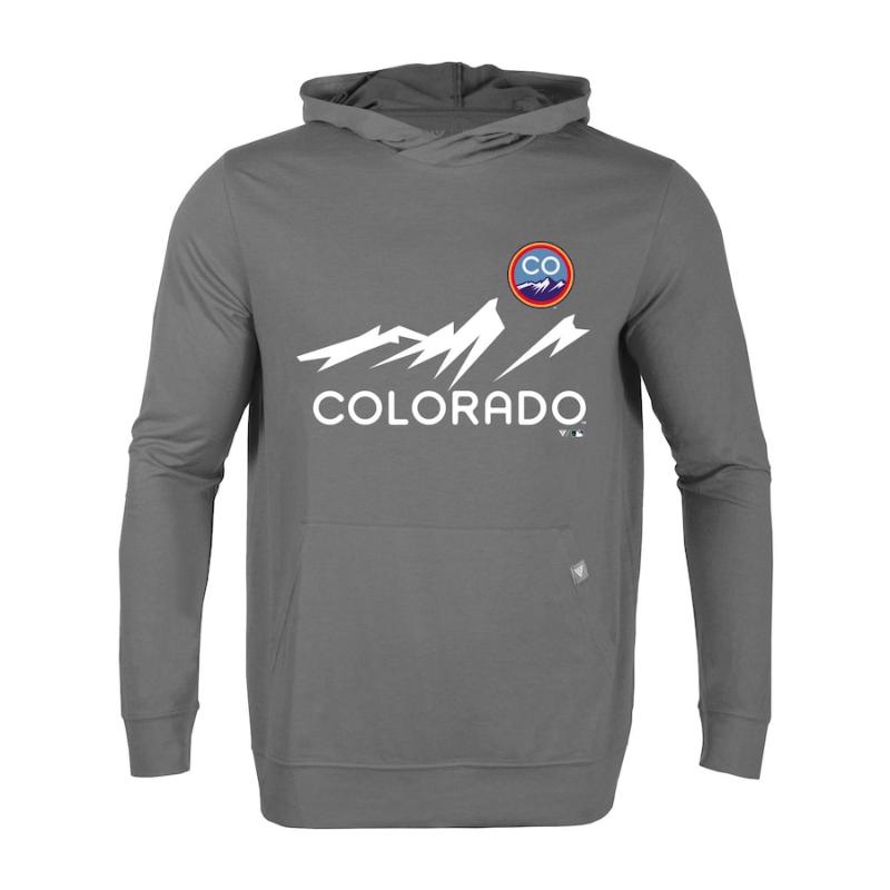 【送料無料】 MLB メジャーリーグ メンズ パーカー トレーナー 長袖トップス コロラド・ロッキーズ Colorado Rockies Levelwear City Connect Relay Core Logo Pullover Hoodie|USキッズウェア店
