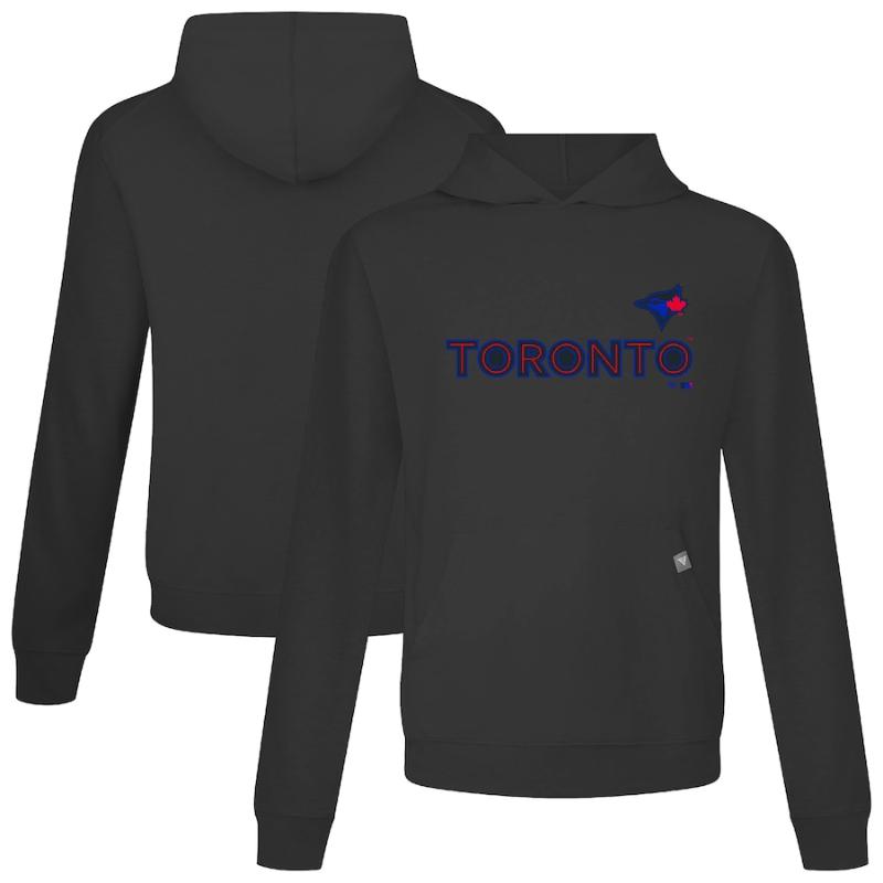 【送料無料】 MLB メジャーリーグ メンズ パーカー トレーナー 長袖トップス トロント・ブルージェイズ Toronto Blue Jays Levelwear City Connect Relay Core Logo Pullover Hoodie｜USキッズウェア店