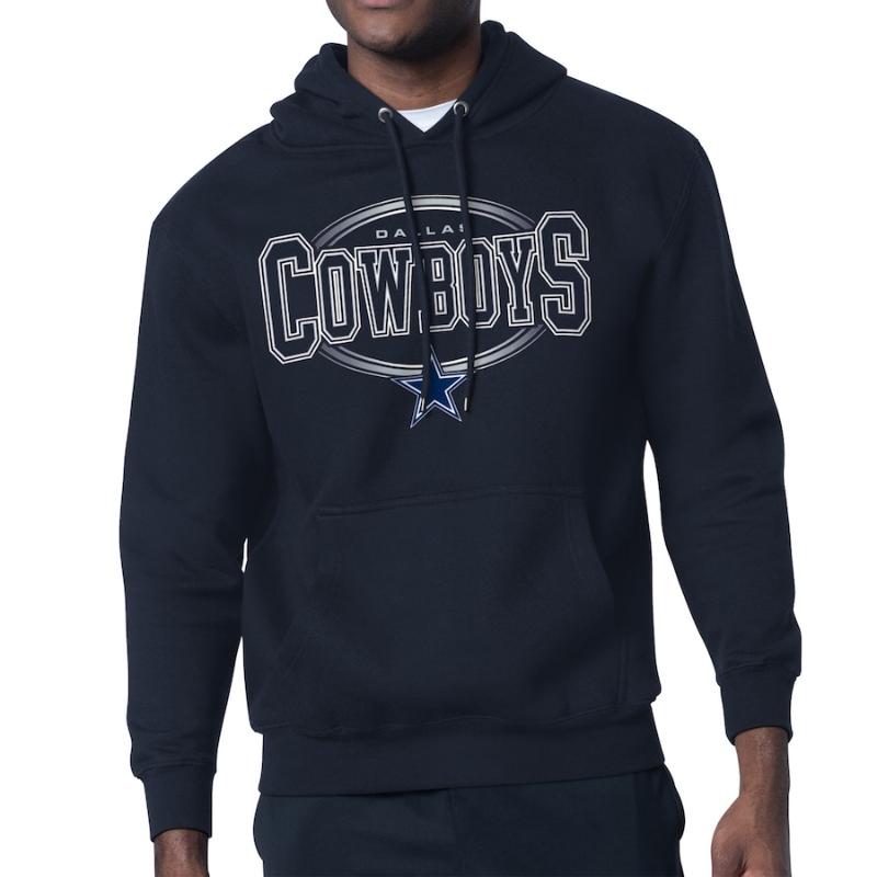 【貨物輸送無料】 NFL メンズ パーカー 長袖トップス 調教師 フーディー クランク Starter ダラス・カーボーイズ Dallas Cowboys Starter Team Track Graphic Pullover Hoodie