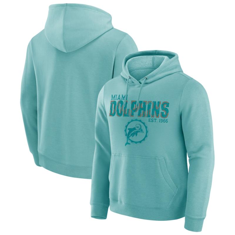 【貨物輸送無料】 NFL 置き目品 メンズ パーカー 長袖トップス フーディー マイアミ・ドルフィンズ Miami Dolphins Darius Rucker Collection byFanatics Faded Hoodie
