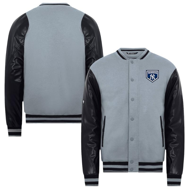 Levelwear 気泡管水準器お召しもの MLB メンズ スタジャン バーシティジャケット アウター 前掛け ニューヨーク州・ヤンキース 価値づける New York Yankees Varsity Paragon Jacket 【貨物輸送無料】