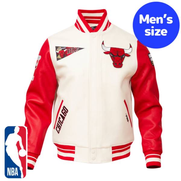 楽天市場】NBA シカゴ・ブルズ スタジャン スタジアムジャケット