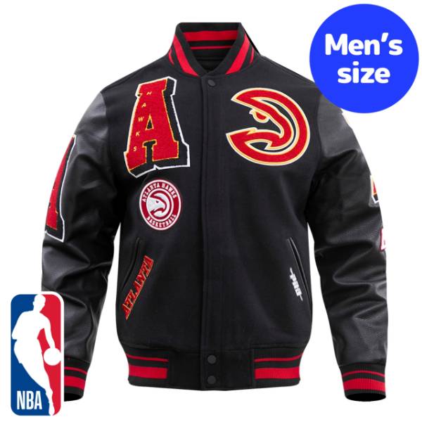 楽天市場】NBA アトランタ・ホークス スタジャン ピックアンドロール