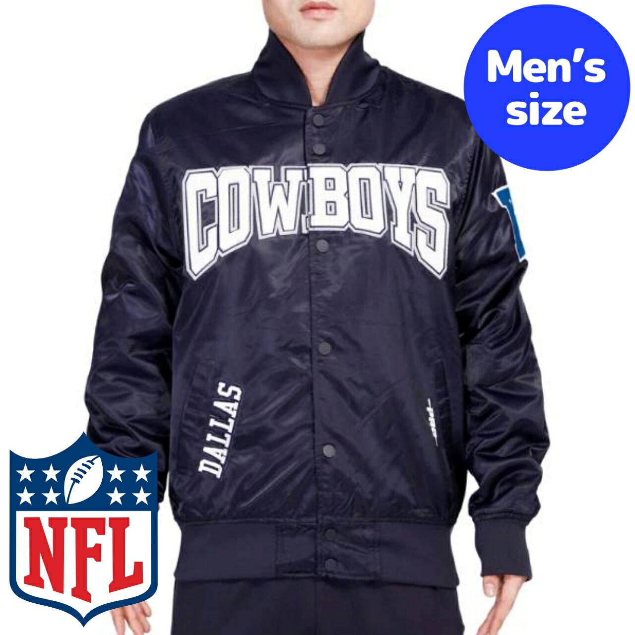 プロプレイヤー ダラス・カウボーイズ ジャケット XG/XL プロプレイヤー ダラス・カウボーイズ ジャケット XG/XL プロ