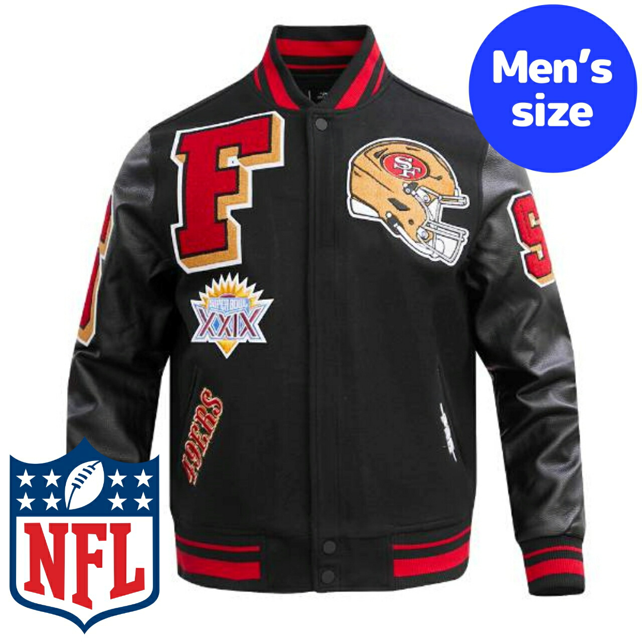 楽天市場】JH Design San Francisco 49ers ウールリバーシブル