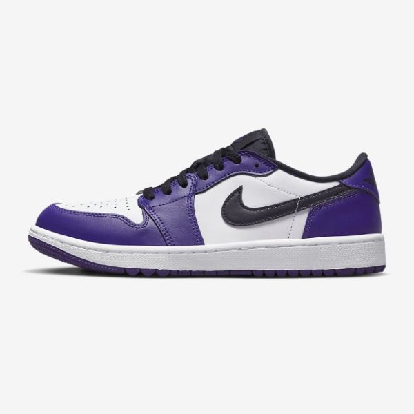 【送料無料】【メンズ】 nike ナイキ ジョーダン ゴルフシューズ Air Jordan 1 Low G Golf Shoes(White/Court Purple/University Red) DD9315-105 スニーカー 靴