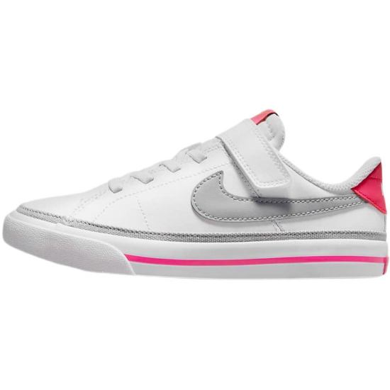 【送料無料】 nike ナイキ キッズ用サイズ（16.5-22.0cm） Nike Court Legacy Shoes（White） 男の子用スニーカー 子供靴 女の子用シューズ くつ 入園入学祝い