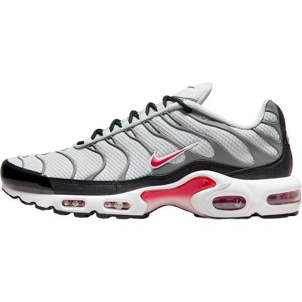 【貨物輸送無料】【メンズ大きさ】 ナイキ Nike Air Max Plus Shoes（Photon Dust/Particle Grey/Black/Varsity Red） ユニセックススニーカー 靴 レディースシューズ