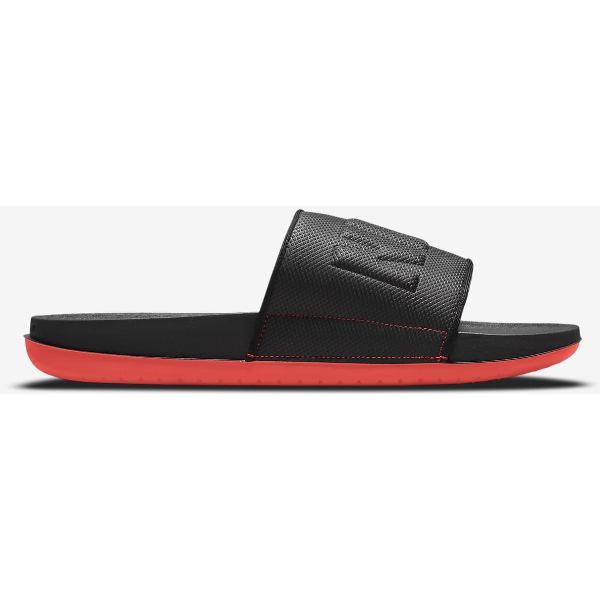 3年保証』 ナイキ Nike Offcourt Slides Black Chile Red ユニセックススライドサンダル シャワーサンダル シューズ  ギフト プレゼント fucoa.cl