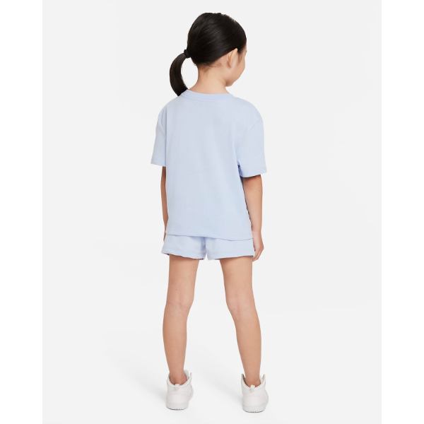 春の新作続々 Nike ナイキ ジョーダン 女の子用jordan Jumpman Tシャツ上下2点セット Light Marine 子供用上下セットアップ ベビーキッズセット商品 出産祝い ベビーシャワー ギフト Fucoa Cl