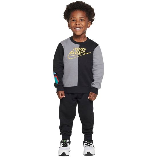 国内正規総代理店アイテム ナイキ 男の子用nike Fleece 上下2点セット Black