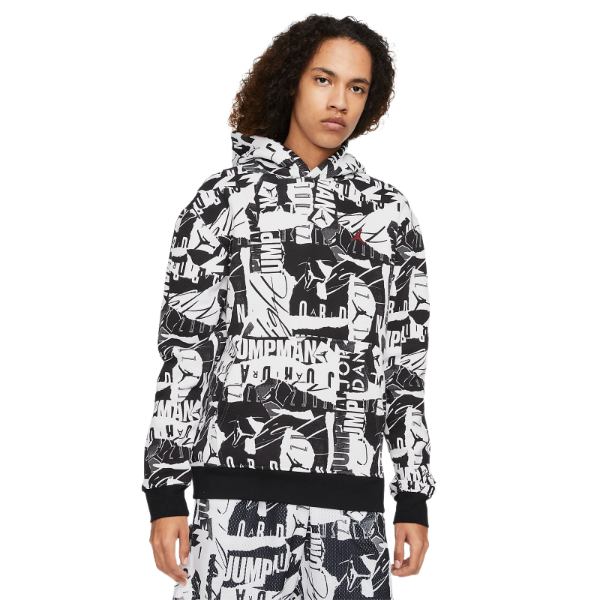【送料無料】【メンズ】 nike ナイキ ジョーダン Jordan Essentials Fleece Printed Hoodie(White) パーカー フーディー トップス トレーナー 長袖トップ|USキッズウェア店