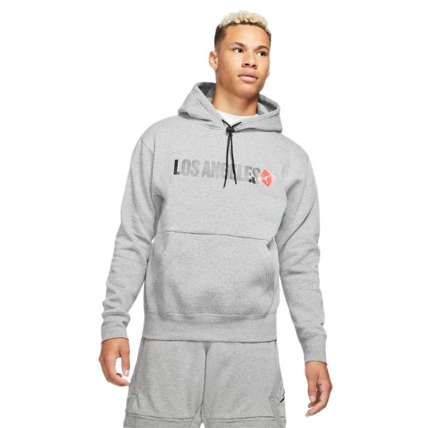 【貨物輸送無料】【メンズ】 nike ナイキ ジョーダン Jordan Los Angeles Pullover Hoodie（Carbon Heather） パーカー フーディー トップス 調教師 長袖とっ始め 差し上げ物