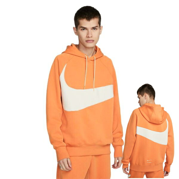 【送料無料】【メンズ】 ナイキ Nike Sportswear Swoosh Tech Fleece Pullover Hoodie（Hot Curry） パーカー フーディー 長袖トップス トレーナー
