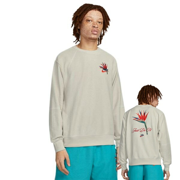 【送料無料】【メンズ】 ナイキ Nike Sportswear Club French Terry Sweatshirt（Light Bone） 長袖トップス トレーナー