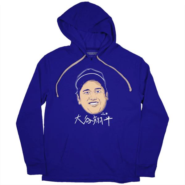 【送料無料】 MLB ロサンゼルス・ドジャース メンズ 大谷翔平 SHOTIME KANJI HEAD パーカー Los Angeles Dodgers フーディー トップス Shohei Ohtani Hoodie