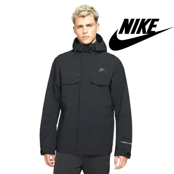 【送料無料】 ナイキ メンズ Nike Sportswear Storm-FIT ADV M65 Shell Jacket（Black/Dark Smoke Grey） 防寒ジャケット アウター｜USキッズウェア店