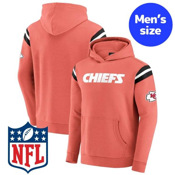 【送料無料】 NFL公式 アメフト メンズ パーカー 長袖トップス フーディー カンザスシティ・チーフス Kansas City Chiefs Football Pullover Hoodie