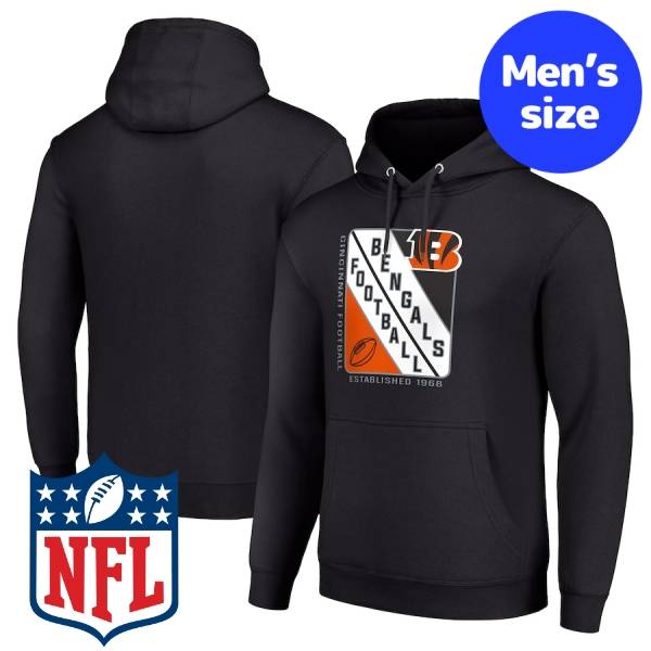 【送料無料】 NFL公式 アメフト メンズ パーカー 長袖トップス フーディー シンシナティ・ベンガルズCincinnati Bengals Shield Logo Pullover Hoodie