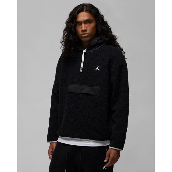 【送料無料】【メンズパーカー】 nike ナイキ ジョーダン Jordan Essential Winter Fleece Hoodie（Black/Black/Sail/Sail） トレーナー 長袖トップス