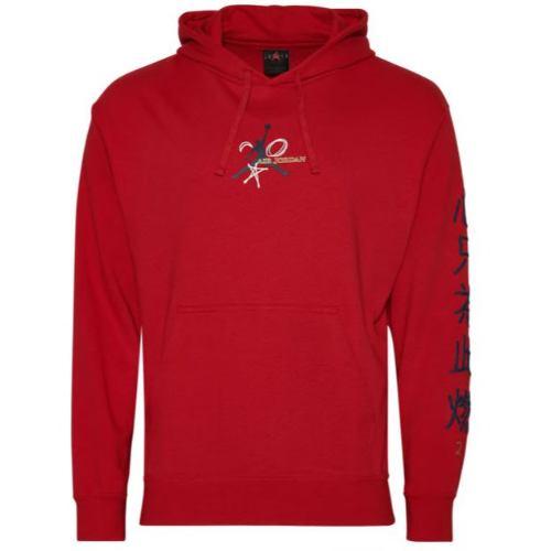 【送料無料】 nike ナイキ ジョーダン メンズパーカー Air Jordan Legacy FIBA Pullover Hoodie(Red) フーディー トップス トレーナー 長袖トップス ギフト プレゼント|USキッズウェア店