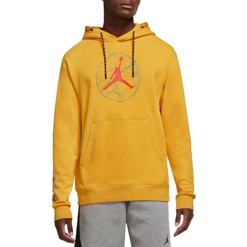 【貨物輸送無料】 nike ナイキ ジョーダン メンズパーカー Jordan Essentials Mountainside Graphic Hoodie（Pollen） フーディー トップス 調教師 長袖トップス
