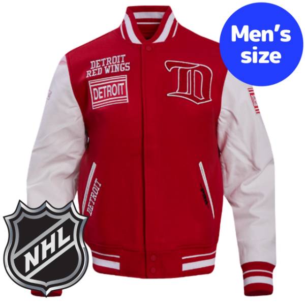 楽天市場】90s USA製 NHL デトロイト・レッドウィングス アームレザー