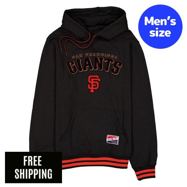 MLB メンズ パーカー New Era ニュー内鰓 サンフランシスコ・ジャイアンツ San Francisco Giants Throwback Felt Logo Hoodie 貨物輸送無料