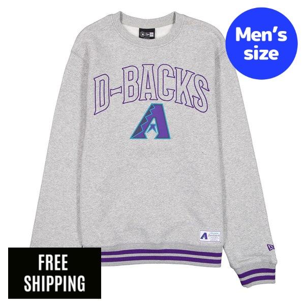MLB メンズ トレーナー New Era ニューエラ アリゾナ・ダイヤモンドバックス Arizona Diamondbacks 2026 City Connect Gray Crewneck 送料無料|USキッズウェア店