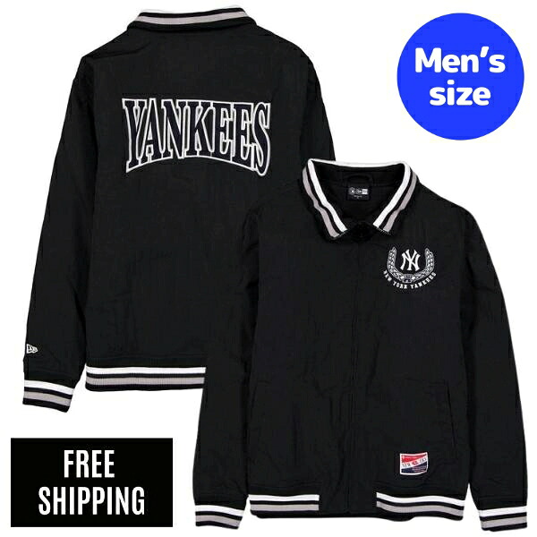 MLB メンズ ウィンドブレーカー 上衣 アウター New Era ニュー内鰓 ニューヨーク州・ヤンキース 価値づける New York Yankees Throwback Laurel Jacket 貨物輸送無料