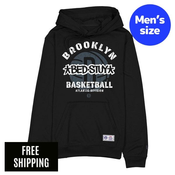 NBA ブルックリン・ネッツ メンズ パーカー 長袖トップス New Era ニュー内鰓 Brooklyn Nets 2025 City Edition Hoodie 貨物輸送無料