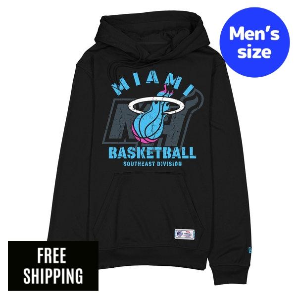 NBA マイアミ・ヒート メンズ パーカー 長袖トップス New Era ニュー内鰓 Miami Heat 2025 City Edition Hoodie 貨物輸送無料