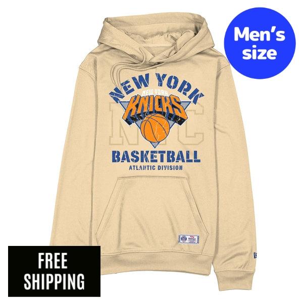 NBA ニューヨーク州・ニックス メンズ パーカー 長袖トップス New Era ニュー内鰓 New York Knicks 2025 City Edition Hoodie 貨物輸送無料