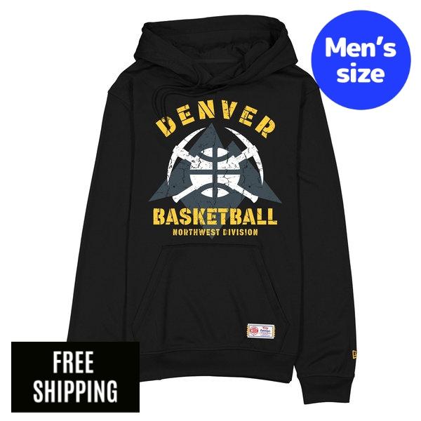 NBA デンバー・ナゲッツ 二コラ・ヨキッチ メンズ パーカー 長袖トップス New Era ニュー内鰓 Denver Nuggets 2025 City Edition Hoodie 貨物輸送無料