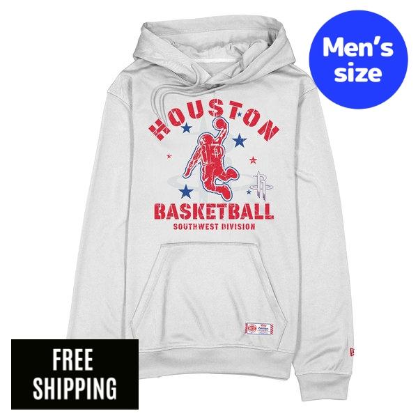 NBA ヒューストン・ロケッツ 船室・デュラント メンズ パーカー 長袖トップス New Era ニュー内鰓 Houston Rockets 2025 City Edition Hoodie 貨物輸送無料