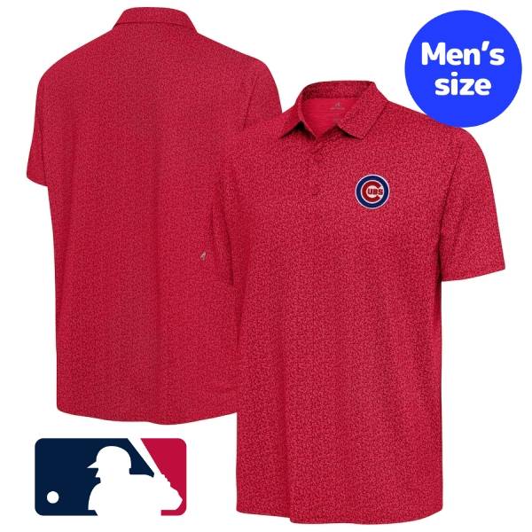 【送料無料】 MLB公式 メジャーリーグオフィシャル Antigua アンティグア メンズ ポロシャツ 襟付きシャツ 半袖トップス 今永昇太 鈴木誠也 シカゴ・カブス Chicago Cubs Blooming Polo Shirt