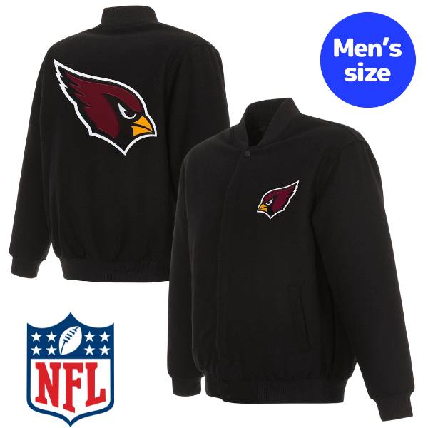 【貨物輸送無料】 NFL堅苦しさ メンズ アウター スタジャン リバーシブルジャケット バーシティジャケット 前掛け 鎧球 アリゾナ・カージナルス カーディナルス Arizona Cardinals Reversible Wool Jacket メンズファッション-コート・ジャケット