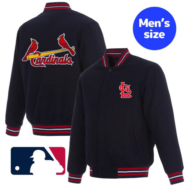 【送料無料】 MLB公式 メジャーリーグオフィシャル メンズ アウター スタジャン リバーシブルジャケット バーシティジャケット ジャンパー ヌートバー セントルイス・カージナルス カーディナルス Cardinals Reversible Wool Jacket