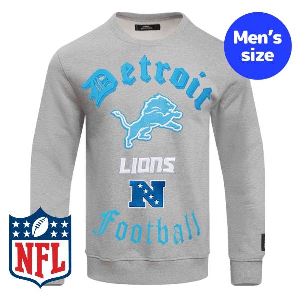 【送料無料】 Pro Standard プロスタンダード NFL公式 アメフト メンズ トレーナー 長袖トップス デトロイト・ライオンズ DETROIT LIONS OLD ENGLISH CREWNECK