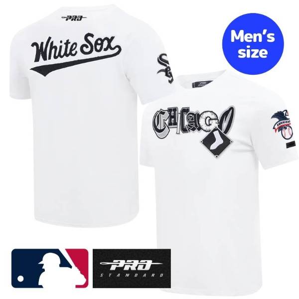 【送料無料】 MLB公式 メジャーリーグオフィシャル メンズ Tシャツ 半袖トップス プロスタンダード Pro Standard シカゴ・ホワイトソックス CHICAGO WHITE SOX CITY RANSOM SINGLE JERSEY TEE