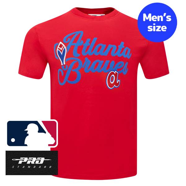 【送料無料】 MLB公式 メジャーリーグオフィシャル メンズ Tシャツ 半袖トップス プロスタンダード Pro Standard アトランタ・ブレーブス ATLANTA BRAVES SOUVENIR SINGLE JERSEY TOP